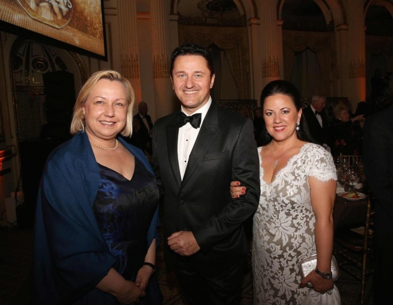 With my wife Kasia and the Polish Consul General of New York, Urszula Gacek, at the Opera News Awards