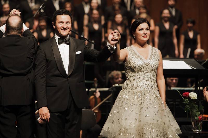 In concert with Anna Netrebko